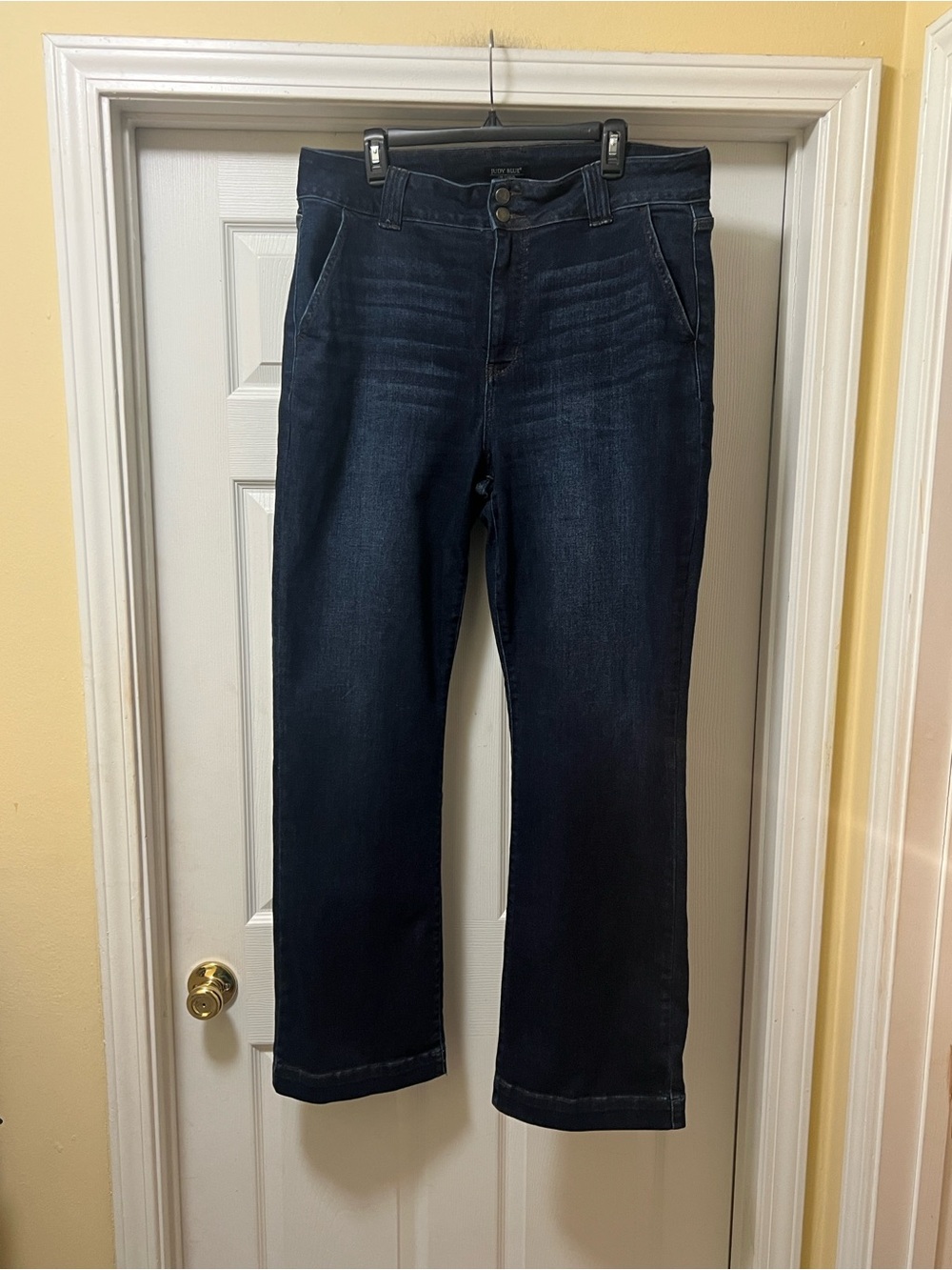 Judy Blue Wide Leg Jeans in Dark Indigo